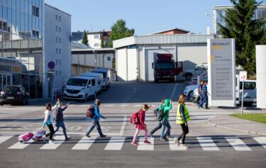 Mesta mestom: Pešbus v Novem mestu