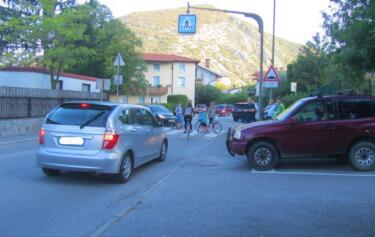 Solkanska Šolska ulica septembra samo za šolarje