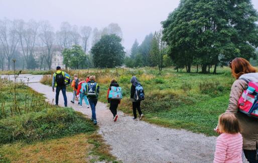 Children love active travel to school