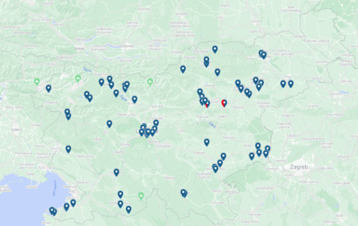Pešbus, Bicivlak ter postaje Poljubi in odpelji v šolskem letu 2023/2024