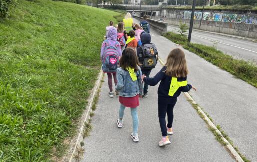 Jeseni 2025 s Pešbusom v šolo več kot 4500 otrok!