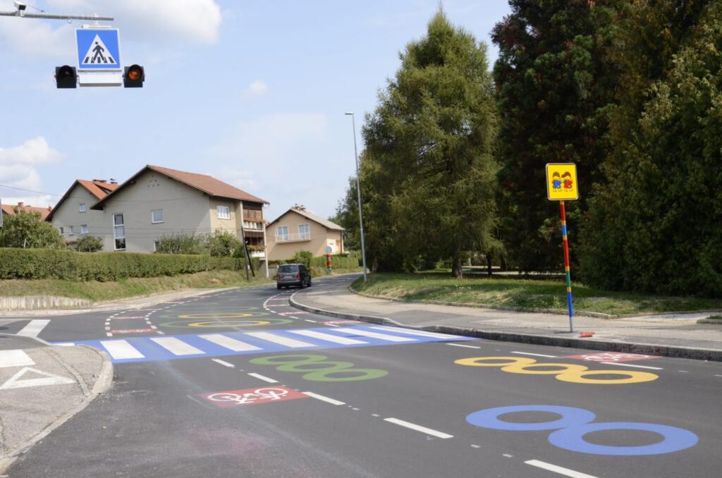 MM #3 / Krško, Slovenija / Umirjanje prometa v okolici šole. Foto: Občina Krško