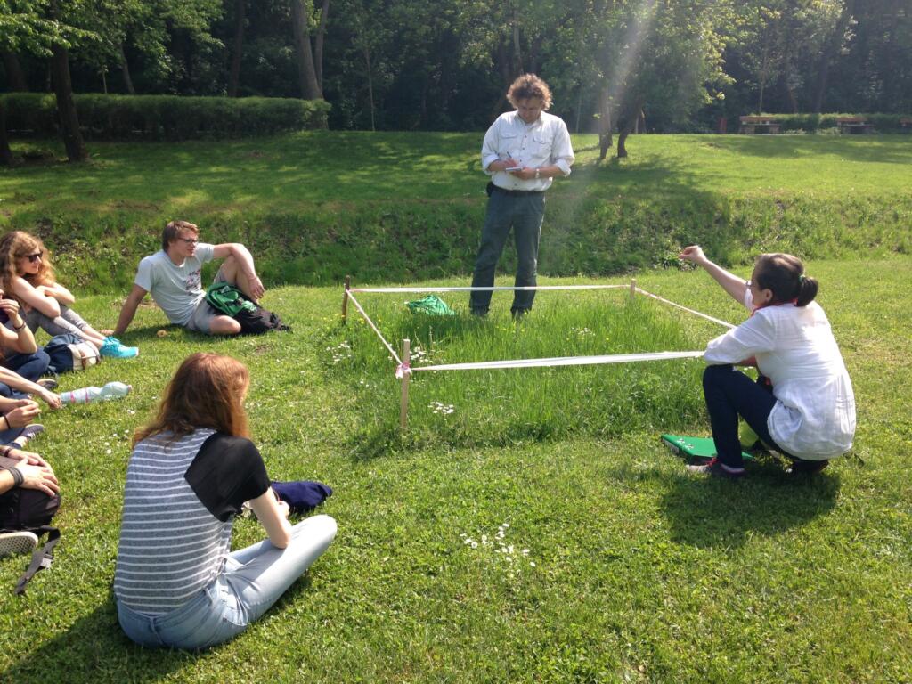 Popisovanje rastlinskih vrst na vzorčnem območju. Foto: Tamás Köller, VVI Ltd.